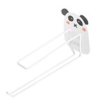4 pezzi appendiabiti per cartoni animati appendiabiti porta asciugamani in carta appendiabiti (Panda)