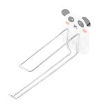 4 pezzi appendiabiti per cartoni animati appendiabiti porta asciugamani in carta appendiabiti (acciaio inossidabile panda)