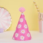 20 pezzi simpatici bambini abbronzanti cappelli di compleanno decorazioni per torte cappelli da festa margherita