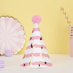 20 pezzi simpatici bambini abbronzanti cappelli di compleanno decorazioni per torte cappelli da festa abbronzatura di stelle e luna