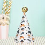 20 pezzi simpatici bambini abbronzanti cappelli di compleanno decorazioni per torte cappelli da festa piccolo principe