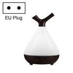 YCTA-008 Umidificatore d'aria per albero notturno con diffusore di aromi luminosi colorati a grana di legno piccolo muto per uso domestico, specifiche del prodotto: spina europea (venatura del legno profondo)