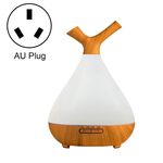 YCTA-008 Umidificatore d'aria per albero notturno con diffusore di aromi luminosi colorati a grana di legno piccola per uso domestico, specifiche del prodotto: spina AU (grano di legno chiaro)