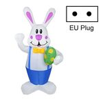 HC-FHJ-12002 Decorazione di Pasqua Cartoon Gonfiabile Modello 1.9m Gonfiabile Coniglio Holiday Venue Layout (EU Plug)