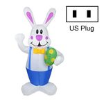 HC-FHJ-12002 Decorazione di Pasqua Cartoon Gonfiabile Modello 1.9m Gonfiabile Coniglio Holiday Venue Layout (US Plug)