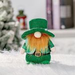 2 pezzi di San Patrizio bambola senza volto decorazione del partito puntelli ornamento bambola (barba)
