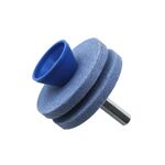 4 PCS Rasaerba per affilare la mola per affilare la mola per affilare la testa di molatura industriale, specifica: blu a 2 strati
