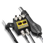 8858 Soffiatore ad aria calda portatile per stazione di saldatura per SMD / PCB, spina UE