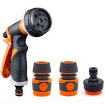 Plastic Household Flower Garden Watering Sprinkler, With Rubber Quick Connector+Rubber Threaded Joint