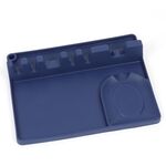 2 in 1 mensola da cucina in silicone Shelf Shelf Grande (blu)