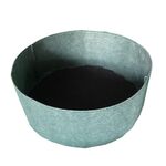 90x30cm 190L Feltro piantando il botte di pianta rotonda esterna dell'interno del barile sacchetto della pianta non tessuto (verde scuro)