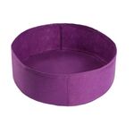 127x30 cm 380L Feltro Piantatura Piantatura Borsetta da pianta rotonda per piante rotonde da interno Piantina non tessuta (viola)