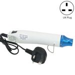 230V Soft Ceramic Air Air Dispositivo di gomma timbro di gomma Pellicola termoretraibile Apparecchio fai da te, tappo del Regno Unito (bianco)