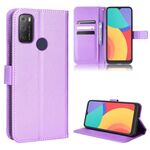 Per Alcatel 1s 2021 / 3L 2021 / TCL 20E / 20Y Diamond Texture custodia in pelle (viola)