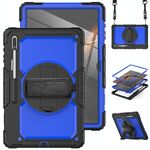 Per Samsung Galaxy Tab S8 Ultra 14.6 pollici SM-X900 Silicone + Case tablet PC (nero + blu scuro)