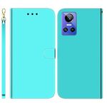 Per OPPO Realme GT Neo3 Imitated Specchio Surface Custodia in pelle di superficie (Mint Green)