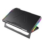 NUOXI Q9 RGB Lighting Effect Laptop Cooler (nero)