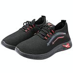 Sneakers casual da donna a molla Scarpe da mosca Scarpe da mosca, taglia: 37 (logo rosso)