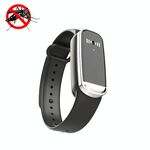 Bracciale repellente per zanzare ultrasonico M70 esterno zanzare repellente (nero)