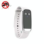 Bracciale repellente per zanzara ad ultrasuoni M70 esterna zanzare repellente (bianco)