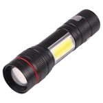 T10 LED Tasklight Torcia elettrica zoomable 3 modalità con gancio clip