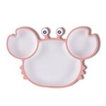 Piastra di separazione del fumetto del fumetto della tavola del silicone di un pezzo dei bambini (rosa)
