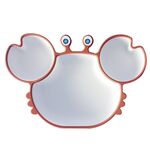 Piastra di separazione del granchio del fumetto del tavolo del silicone del pezzo unico dei bambini (marrone)