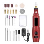 Penna elettrica per incisione elettrica Taglio e lucidatura elettrica strumento elettrico set, spina USA (rosso)