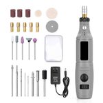 Mini Set di strumenti per smerigliatrice elettrica a penna elettrica per incisione elettrica, spina USA (grigio)