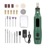 Mini Set di strumenti elettrici e lucidatura a penna elettrica per incisione elettrica, spina USA (verde)