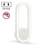 TS-06-13 Ultrasuoni Zanzara Repellente Electronic Night Light Mosquito Repellente US Repellente (bianco)