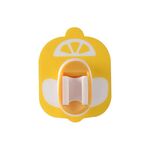 Staffa per doccia regolabile con base fissa universale Shakehead per doccia gratuita (giallo limone)