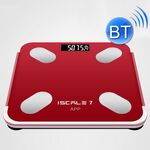 ISCRLE7 Smart Pese Smart Bluetooth Body Body Misury Struments Model (rosso)