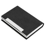 Supporto per biglietti da visita in acciaio inox 2 pezzi (nero)