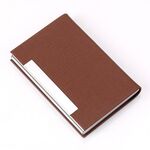 Supporto per biglietti da visita in acciaio inox 2 pezzi (Brown)