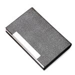 Supporto per biglietti da visita in acciaio inox 2 PCS (grigio)
