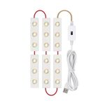 6 in 1 LED Lampada frontale a specchio LED USB Sensore a infrarossi Trucco Specchio Specchio Specchio