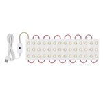 14 in 1 lampada frontale a specchio a LED LED USB Sensore a infrarossi Specchio per il trucco Specchio