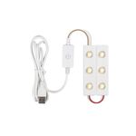 2 in 1 LED Specchio Lampada frontale USB Touch Sensor Switch Trucco Live Broadcast Fill Light
