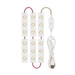 6 in 1 LED Lampada frontale a specchio LED USB Touch Sensor Switch Trucco Live Broadcast Fill Light