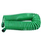 Tubo a spirale telescopico con tubo a molla serie irrigazione da giardino con adattatore per connettore acqua e connettore, lunghezza: 15 m