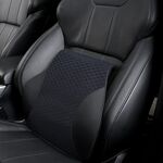 Cuscino lombare per auto in memory foam traspirante Four Seasons (nero)