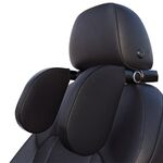 A05 Auto regolabile Auto Auto a forma di Memory Schiuma Collo Pest Cuscino Cuscino Sedile con Hook & Mobile Phone Holder (Nero)