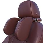 A05 Auto regolabile Auto Auto a forma di Memory Schiuma Neck Schiuma Cuscino cuscino con cuscino con gancio e supporto per telefono mobile (caffè)