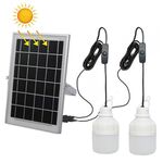 SNF-0092 3W Lampadina solare a lanterna per esterni IP44 Impermeabile LED One for Two Sistema di illuminazione Lampada da giardino divisa, Lunghezza: 10m