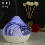Spruzzatore automatico di alcol per macchina per aromaterapia con umidificatore a forma di vulcano da 400 ml, specifica spina: spina americana (bianca)