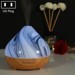 Spruzzatore automatico di alcol per macchina per aromaterapia con umidificatore a forma di vulcano da 400 ml, specifica spina: spina americana (cachi)