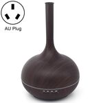 Spruzzatore automatico di alcol con umidificatore a bocca a macchina per fragranze creative con luce LED colorata, specifica spina: spina AU (marrone scuro)