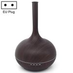 Spruzzatore automatico di alcol con umidificatore a bocca a macchina per fragranze creative con luce a LED colorata, specifica spina: spina europea (marrone scuro)