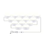 LED Trucco Specchio Light Beauty Fill Light Mano Sweep Sensore Specchio Lampada frontale, fonte di alimentazione: 14 lampadine (bianco naturale)